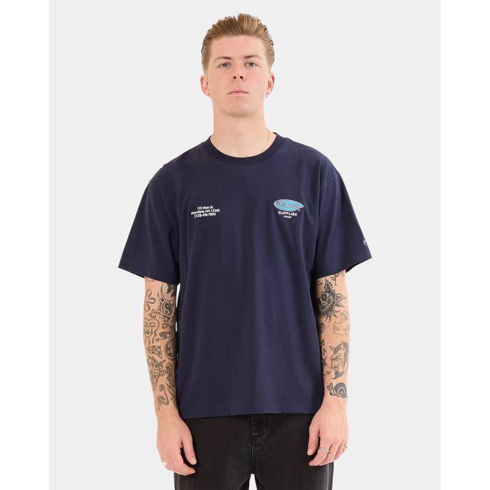 Worship 【 Mens Observer T-Shirt Mens Peacoat 】 メンズ Tシャツ メンズ