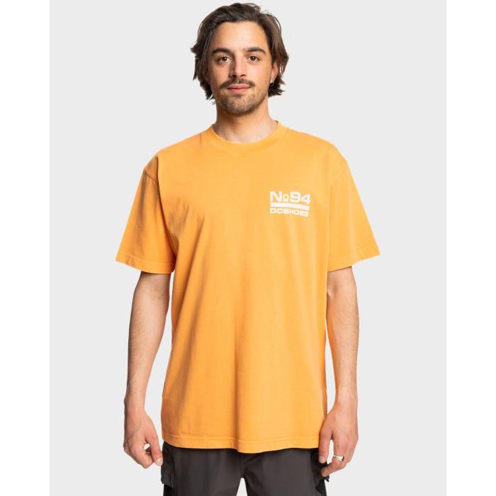 【★百貨店SALE★6/11真夜中2時迄】ディーシー シューズ Dc Shoes 【 Mens Off Course T-Shirt Mens Radiant Yellow Acid Wash 】 メンズ ティーシャツ メンズ yellow 黄味がかった・黄色