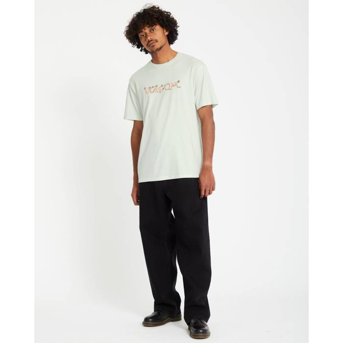 ボルコム Volcom 【 Mens Crazybal Bsc T-Shirt Mens Cloud Blue 】 メンズ Tシャツ メンズ 青色 ブルー