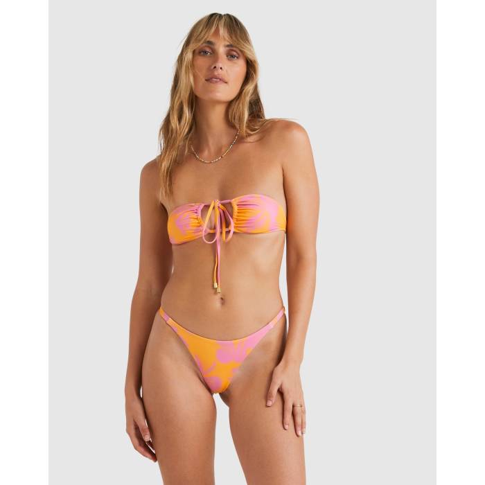 【★百貨店SALE★6/11真夜中2時迄】散らし広告ボン Billabong 【 Womens Illusion Maya Hike Bikini Bottom Womens Multi 】 レディース ズボン ボトムス レディース