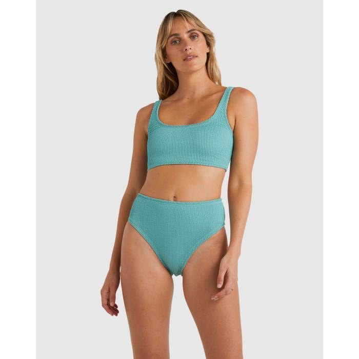 ビラボン Billabong 【 Womens Summer High Hi Maui Bikini Bottom Womens Seaweed 】 レディース Summer サマー ハイ ズボン ボトムス レディース