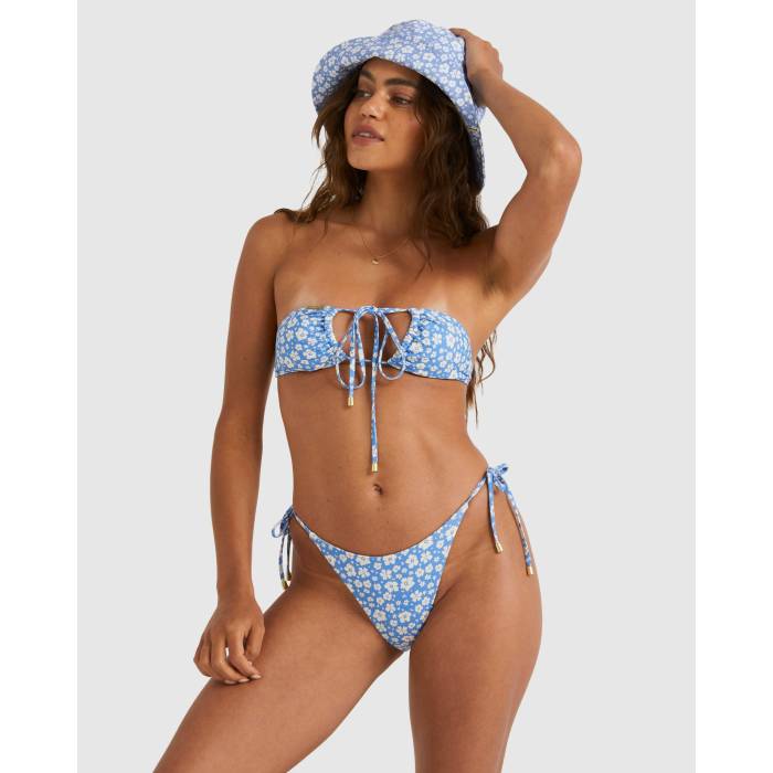 ビラボン Billabong 【 Womens Holiday Tie Side Hike Bikini Bottom Womens Blue 】 レディース ネクタイ ズボン ボトムス レディース 青色 ブルー
