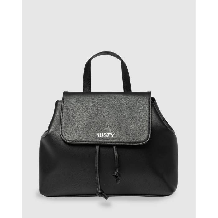 【★百貨店SALE★6/11真夜中2時迄】ラスティ Rusty 【 Womens Essence Bucket Shoulderbag Womens Black 】 レディース レディース 黒いこと 黒いこと