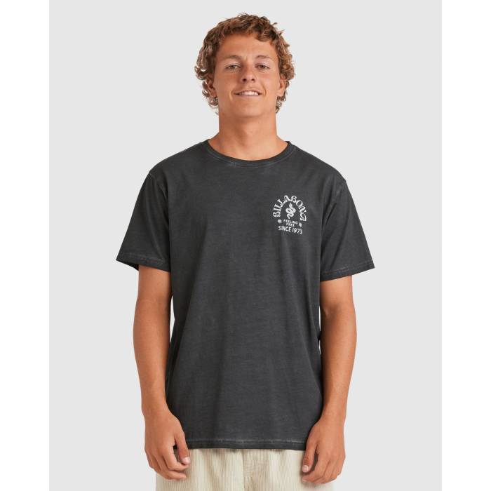 ビラボン Billabong 【 Mens Big Wave Shaz T-Shirt Mens Black 】 メンズ Wave ウェーブ・ウェイブ Tシャツ メンズ 黒色 ブラック