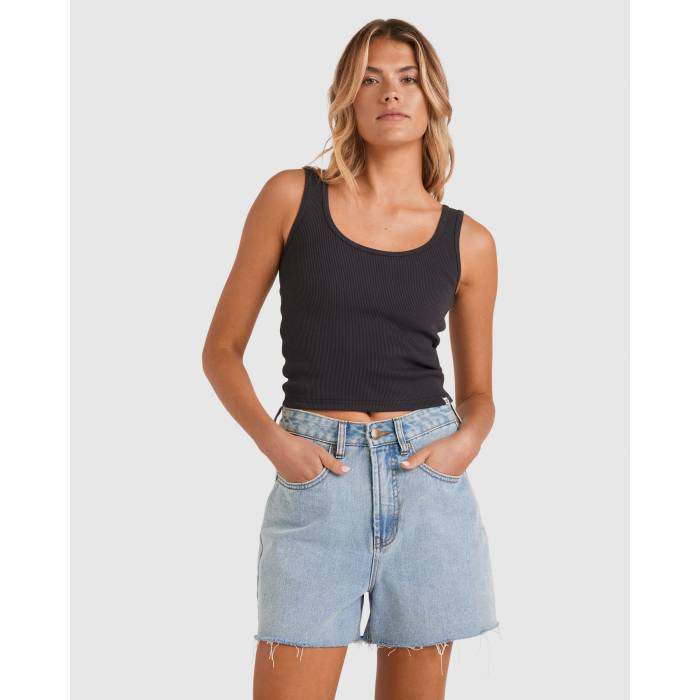 ビラボン Billabong 【 Womens Everyday Tank Top Womens Black Sands 】 レディース タンクトップ レディース 黒色 ブラック