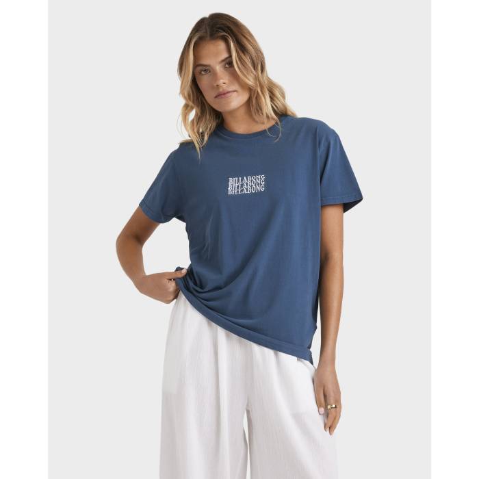 ビラボン Billabong 【 Womens Surf High T-Shirt Womens Navy 】 レディース ハイ Tシャツ レディース 紺色 ネイビー