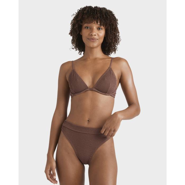 【★百貨店SALE★6/11真夜中2時迄】散らし広告ボン Billabong 【 Womens Summer Hi Reese Underwire Bikini Top Womens Espresso 】 レディース Summer 朱夏 レディース