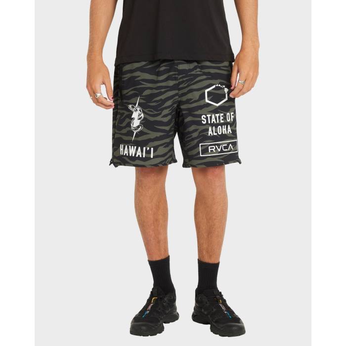 ルーカ Rvca 【 Mens Hawaii 17" Walkshorts Mens Fatigue 】 メンズ ハワイ メンズ｜スニケス