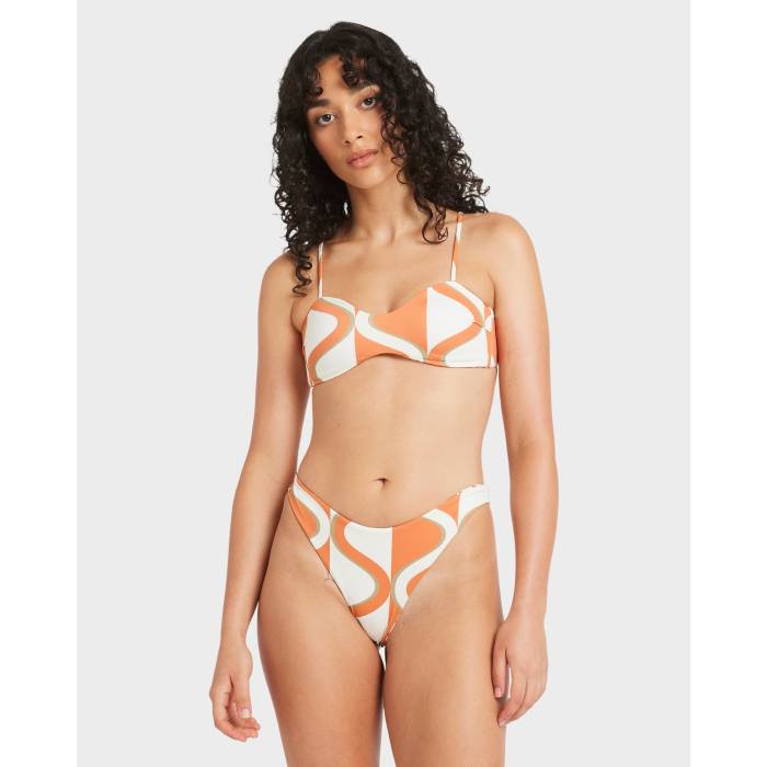 ルーカ Rvca 【 Womens Mind Map Reversible Bralette Bikini Top Womens Antique White 】 レディース リバーシブル レディース 白色 ホワイト 16,898円
