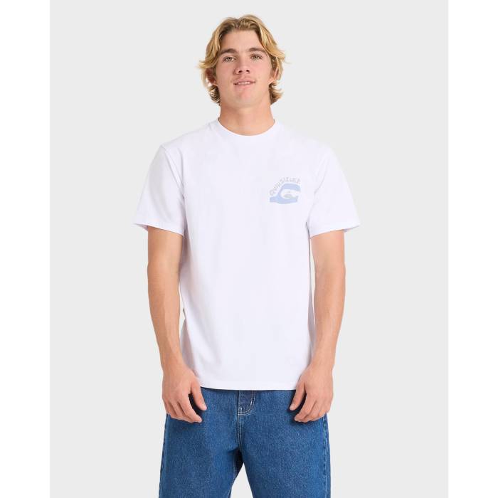 クイックシルバー Quiksilver 【 Mens Disconnect All T-Shirt Mens White 】 メンズ Tシャツ メンズ 白色 ホワイト