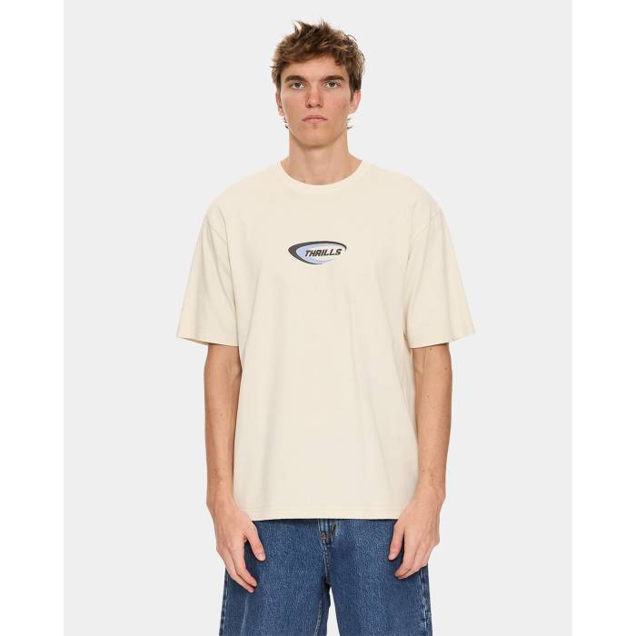 Thrills 【 Mens Fusion Oversized T-Shirt Mens Heritage White 】 メンズ Fusion フュージョン Tシャツ メンズ 白色 ホワイト 15,330円