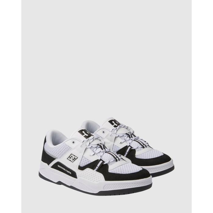 ディーシー シューズ Dc Shoes 【 Mens Construct Sneakers Mens Black/White 】 メンズ メンズ 黒色 ブラック 白色 ホワイト