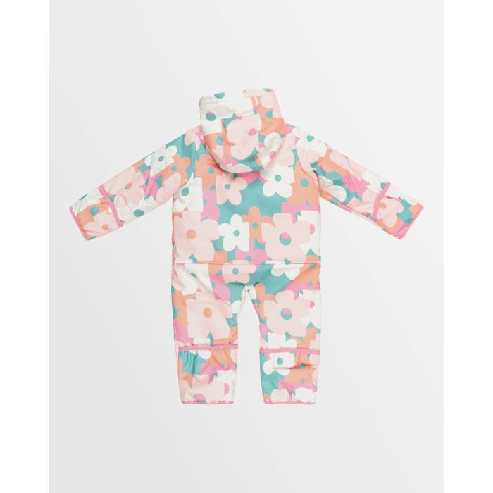 【★百貨店SALE★6/11真夜中2時迄】ロキシー Roxy 【 Toddlers Rose Snow Suit Girls Canton Prima 】 Rose さくら色 背広 お坊っちゃん キッズ