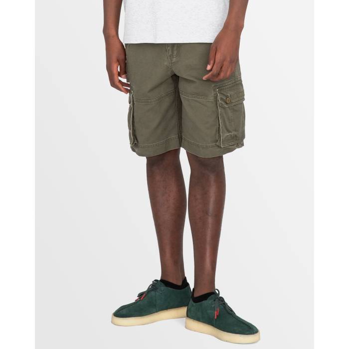 エレメント Element 【 Mens Source Cargo Shorts Mens Olive 】 メンズ カーゴ ショーツ メンズ olive オリーブ｜スニケス