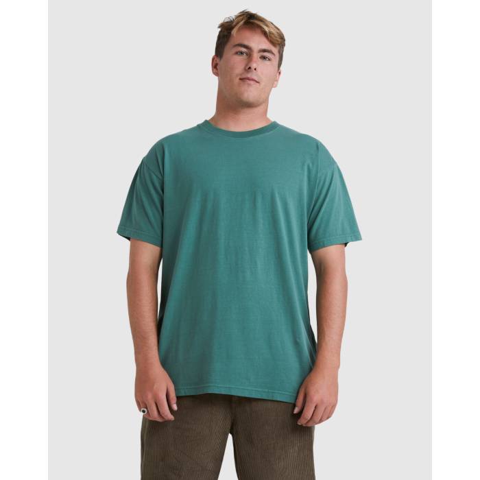 散らし広告ボン Billabong 【 Mens Premium Wave Wash T-Shirt Mens Jungle 】 メンズ Premium 割り増し金 Wave ウェーブ・ウェイブ プルオーバー メンズ