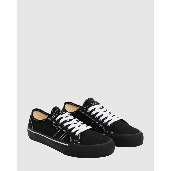 【★百貨店SALE★6/11真夜中2時迄】Kustom 【 Mens World-Wide Lo Sneakers Mens Black/White/Black 】 メンズ メンズ 黒いこと 黒いこと 白いこと 白いこと