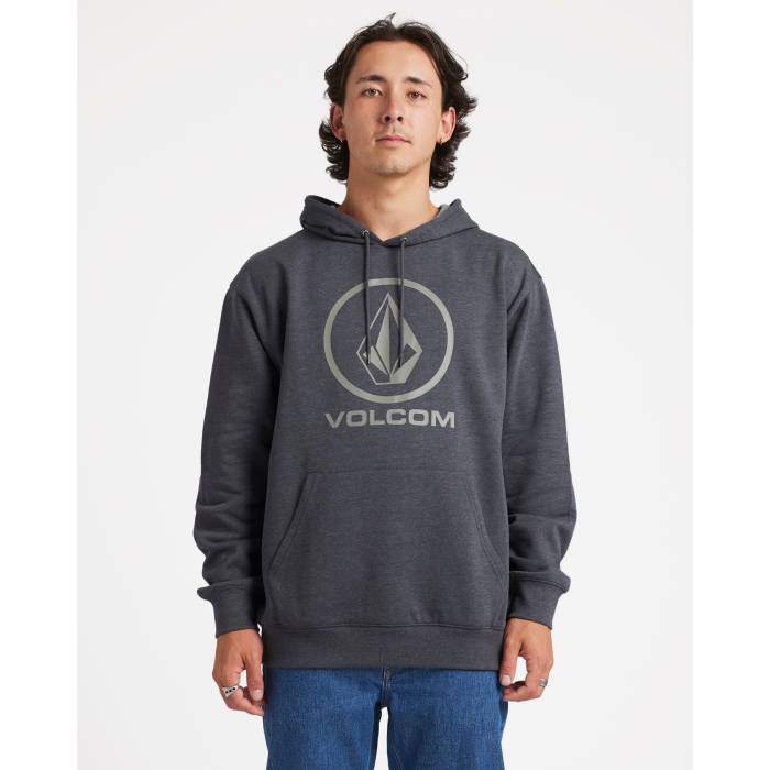 ボルコム Volcom 【 Mens Boulder Pullover Hoodie Mens Charcoal Heather 】 メンズ フーディー パーカー メンズ チャコール heather ヘザー