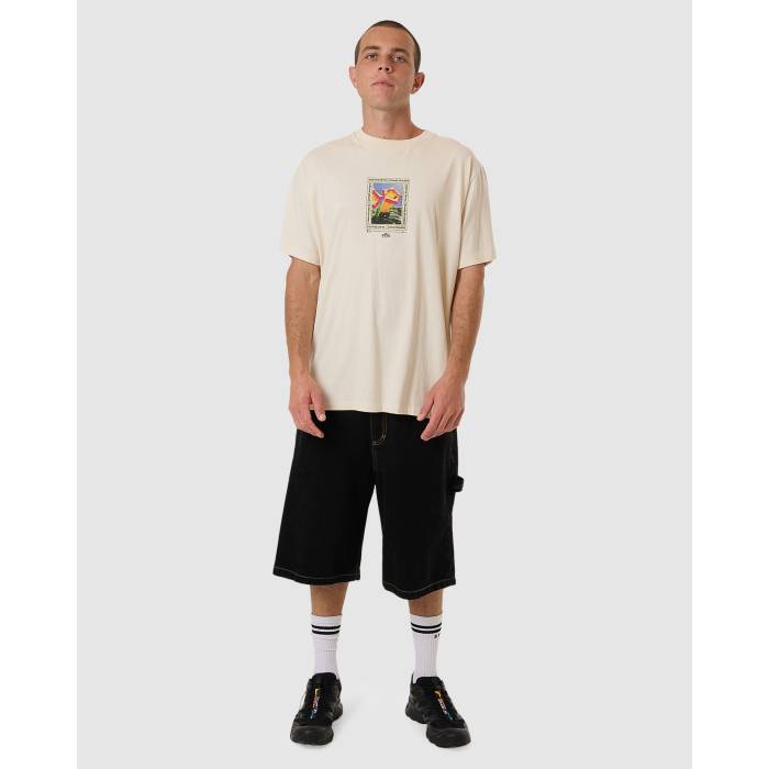 【★百貨店SALE★6/11真夜中2時迄】Thrills 【 Mens Beautifully Deadly Merch Fit T-Shirt Mens Heritage White 】 メンズ ティーシャツ メンズ 白いこと 白いこと