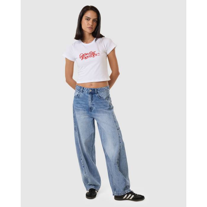 Thrills 【 Womens Growing Together Mini T-Shirt Womens White 】 レディース Tシャツ レディース 白色 ホワイト|スニケス