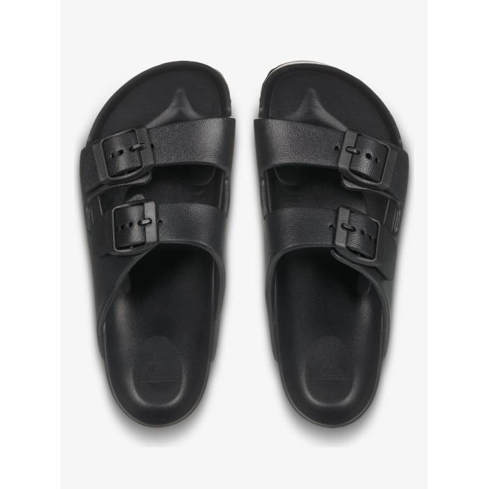 クイックシルバー Quiksilver 【 Boys 8-16 Embark Rf Sandals Boys Black 1 】 サンダル ジュニア キッズ 黒色 ブラック