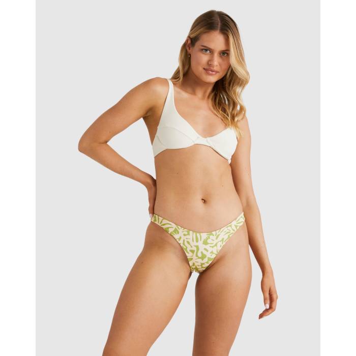 【★百貨店SALE★6/11十二時2時迄】散らし広告ボン Billabong 【 Womens Palm Grove Hike Bikini Bottom Womens Celery 】 レディース ズボン ボトムス レディース
