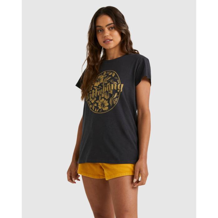 ビラボン Billabong 【 Womens Toko Formula T-Shirt Womens Off Black 】 レディース Tシャツ レディース 黒色 ブラック