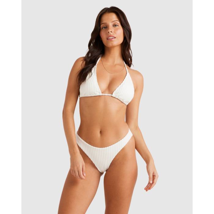 【★百貨店SALE★6/11十二時2時迄】散らし広告ボン Billabong 【 Womens Terry Rib Hike Bikini Bottom Womens Salt Crystal 】 レディース ズボン ボトムス レディース