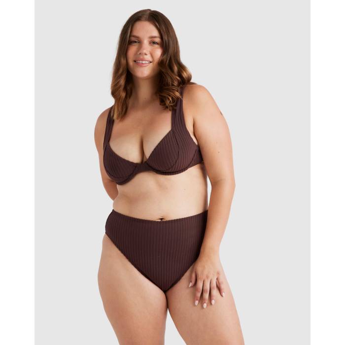 ビラボン Billabong 【 Womens Terry Rib Hi Maui Bikini Bottom Womens Choc Cherry 】 レディース ズボン ボトムス レディース