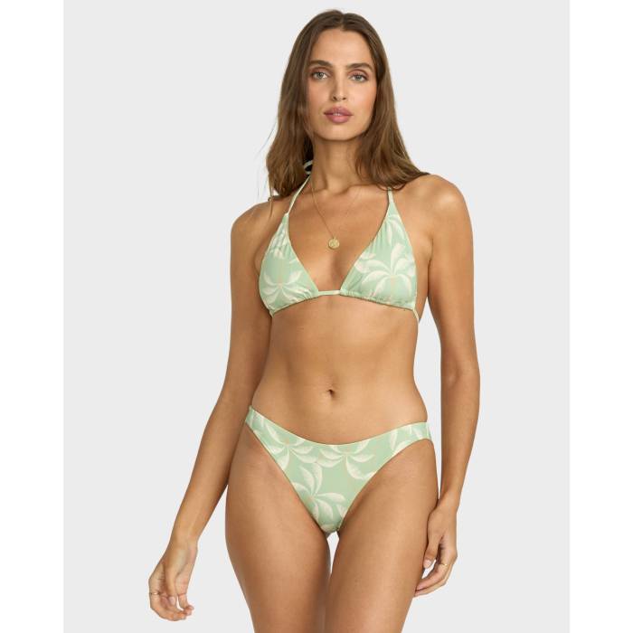 【★百貨店SALE★6/11真夜中2時迄】散らし広告ボン Billabong 【 Womens Gone Tropic Bikini Bottom Womens Pistachio 】 レディース ズボン ボトムス レディース