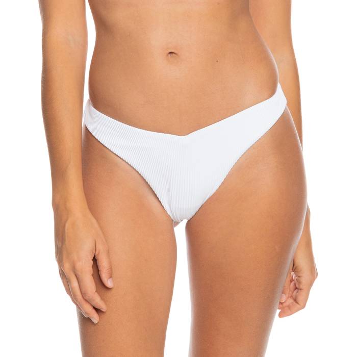 【★百貨店SALE★6/11真夜中2時迄】ロキシー Roxy 【 Womens Rib  Love Bikini Bottom Womens Bright White 】 レディース ズボン ボトムス レディース 白いこと 白いこと