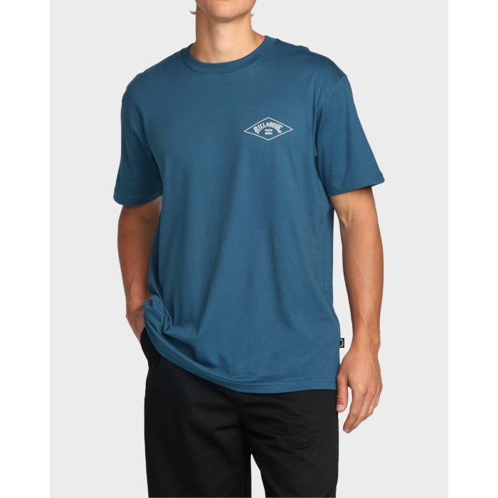 ビラボン Billabong 【 Mens Diamond Arch T-Shirt Mens Deep Blue 】 メンズ ダイヤモンド Tシャツ メンズ ディープ 青色 ブルー
