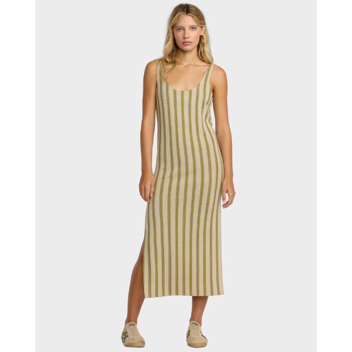 【★百貨店SALE★6/11真夜中2時迄】ルーカ Rvca 【 Womens Willow Midi Dress Womens Eucalyptus 】 レディース 御召しもの レディース