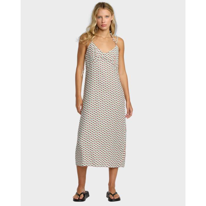 【★百貨店SALE★6/11真夜中2時迄】ルーカ Rvca 【 Womens Jade Mini Dress Womens Sky Blue 】 レディース 翡翆・ジェード 御召しもの レディース 天の原 青碧 青碧