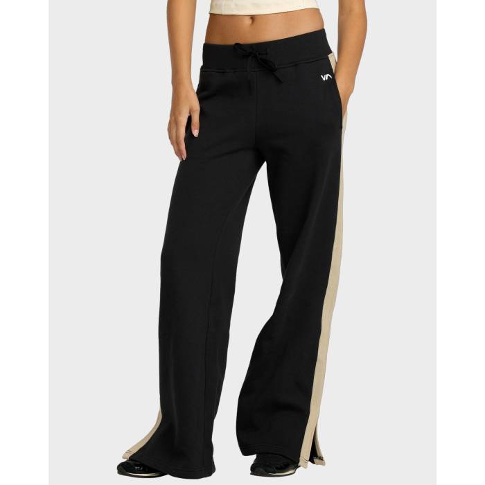 ルーカ Rvca 【 Womens Bench Warmer Elastic Waist Pants Womens Black 】 レディース レディース 黒色 ブラック