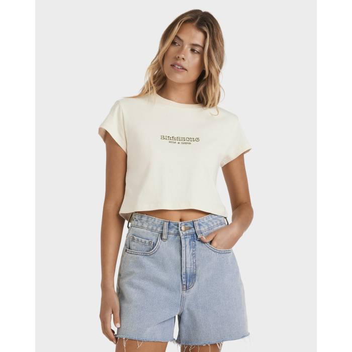ビラボン Billabong 【 Womens Summer Lover T-Shirt Womens Whitecap 】 レディース Summer サマー Tシャツ レディース