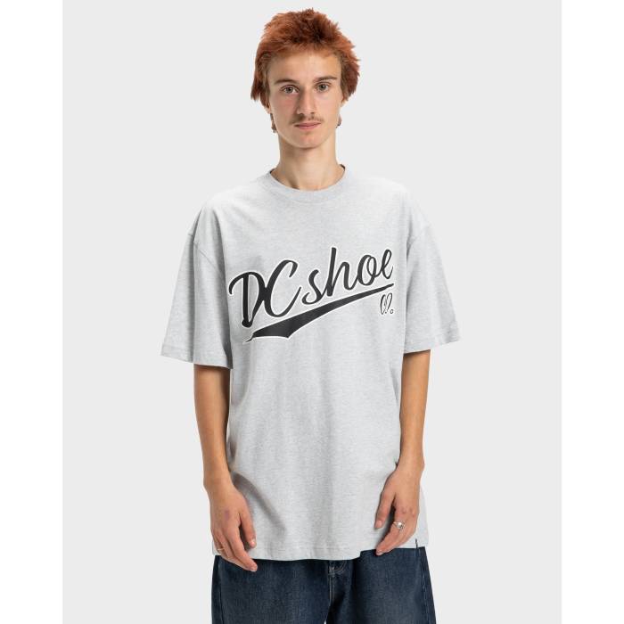 ディーシー シューズ Dc Shoes 【 Mens Substitute T-Shirt Mens Light Heather Grey 】 メンズ プルオーバー メンズ heather ギョリュウモドキ 薄墨色 薄墨色
