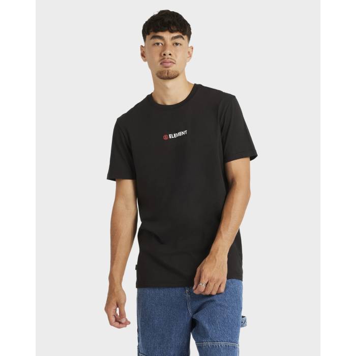 化学元素 Element 【 Mens Blazin Chest T-Shirt Mens Black 】 メンズ プルオーバー メンズ 黒いこと 黒いこと