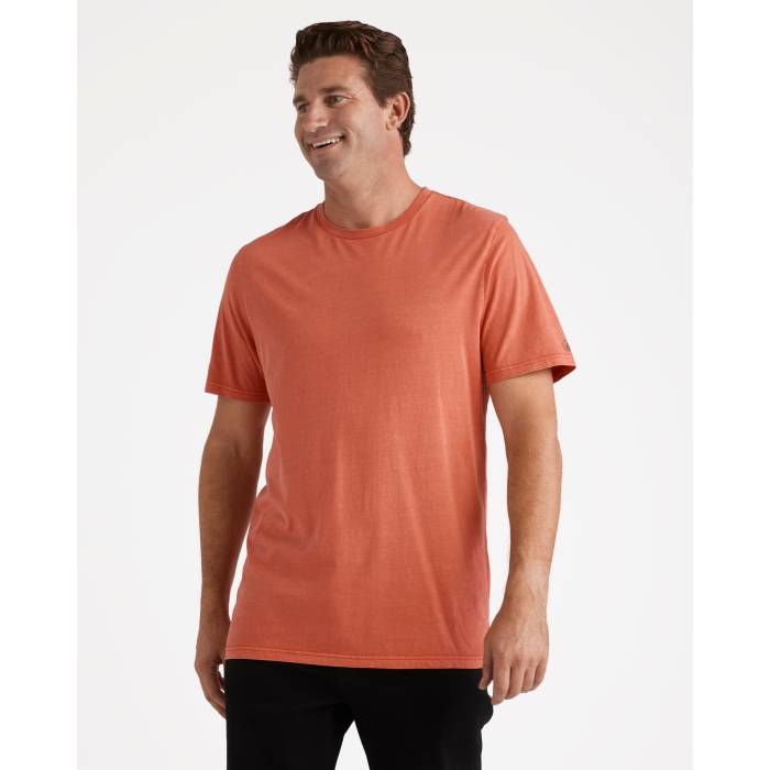 ボルコム Volcom 【 Mens Aus Wash T-Shirt Mens Washed Red 】 メンズ プルオーバー メンズ Red 赤・赤いこと