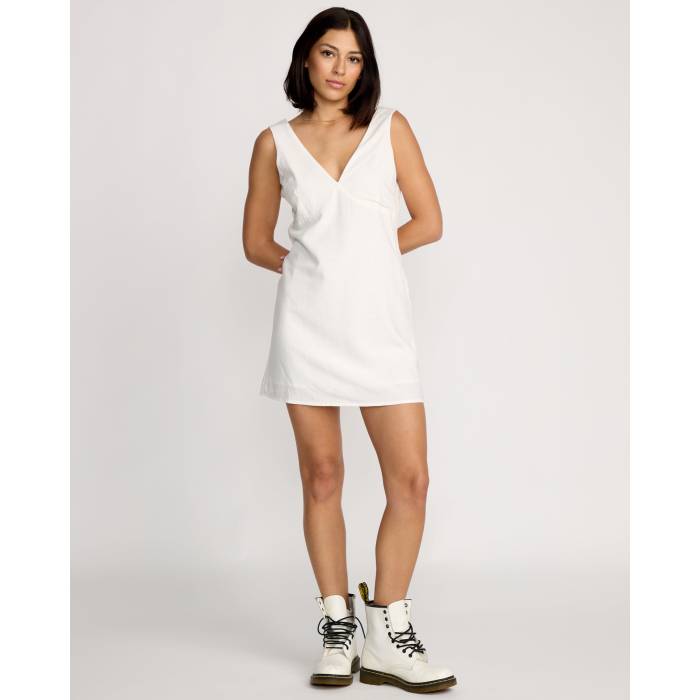 ボルコム Volcom 【 Womens Money Mama Nidi Dress Womens Star White 】 レディース 御召しもの レディース 白いこと 白いこと