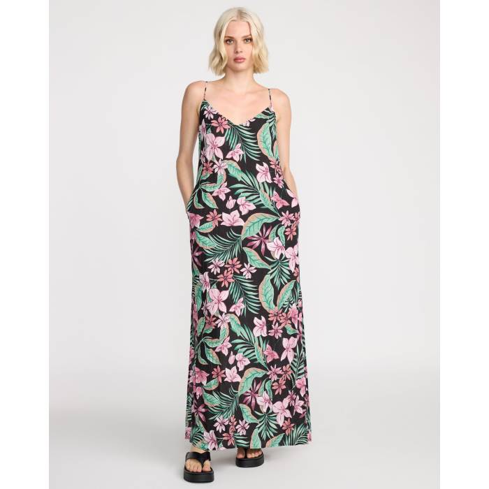 【★百貨店SALE★6/11真夜中2時迄】ボルコム Volcom 【 Womens Boss Beach Maxi Dress Womens Multi 】 レディース 御召しもの レディース