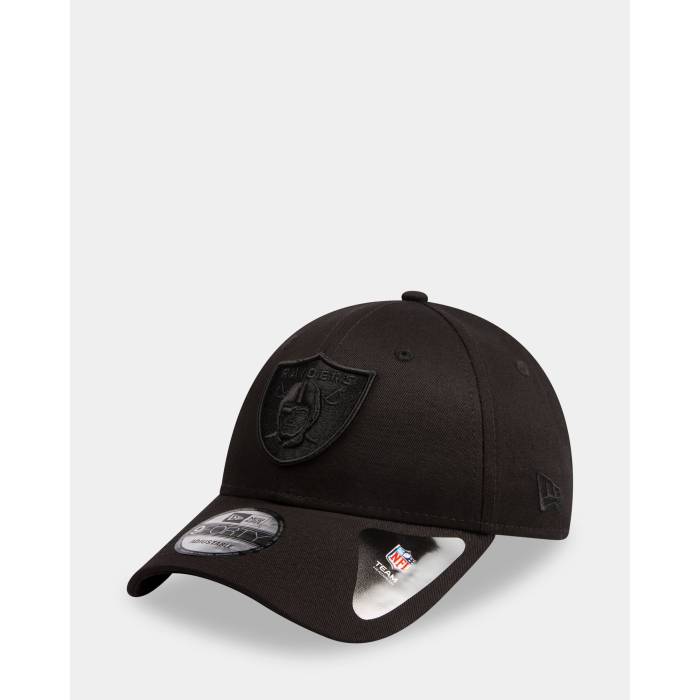 Newera 【 9Forty Las Vegas Raiders Cap Mens Black/Black 】 ベガス レイダース キャップ 帽子 メンズ 黒色 ブラック