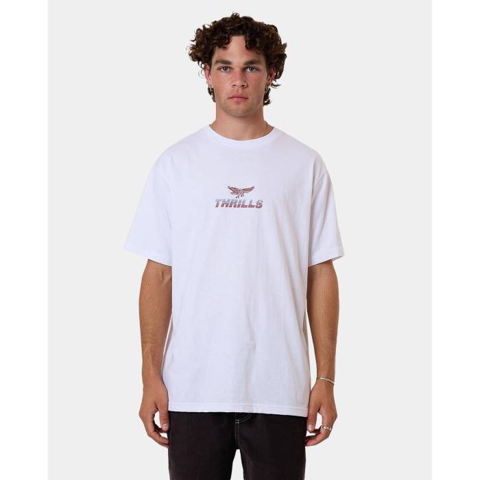 Thrills 【 Mens Paradise Before Anarchy T-Shirt Mens White 】 メンズ パラダイス Tシャツ メンズ 白色 ホワイト