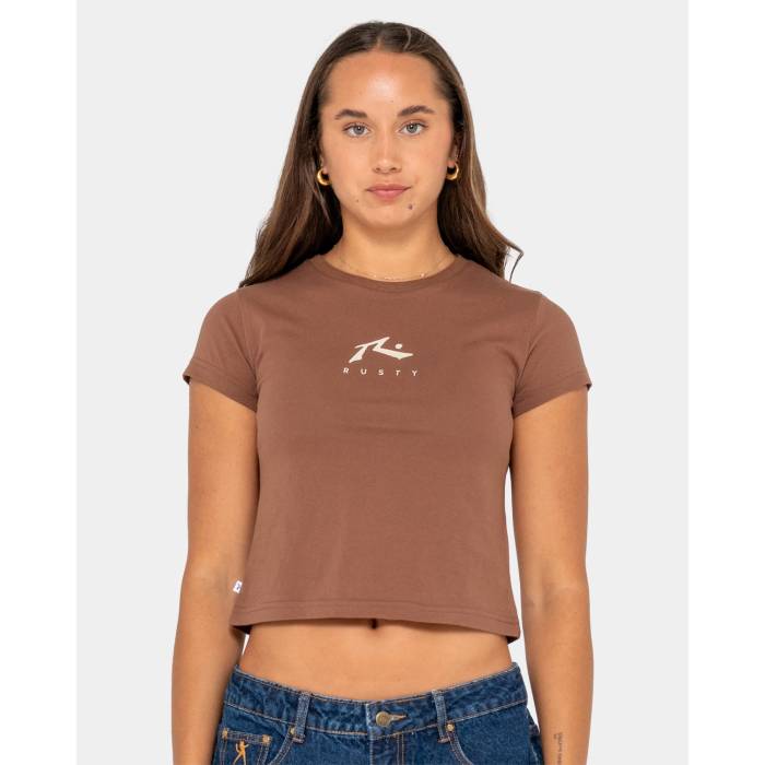 ラスティ Rusty 【 Womens Essentials Relaxed T-Shirt Womens Pinecone 】 レディース Tシャツ レディース 15,150円