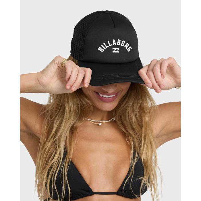 【★百貨店SALE★6/11夜夜中2時迄】散らし広告ボン Billabong 【 Womens Across Waves Hat Womens Black Sands 】 レディース レディース 黒いこと 黒いこと