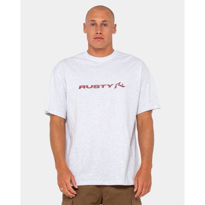 ラスティ Rusty 【 Mens Vital T-Shirt Mens Ecru Marle 】 メンズ Tシャツ メンズ