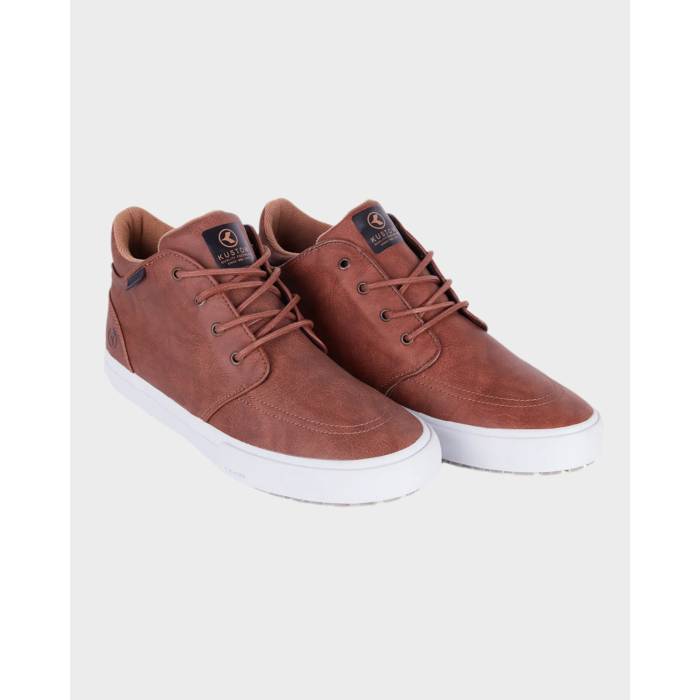 Kustom 【 Mens Hotham Sneakers Mens Brown 】 メンズ メンズ 赤銅色 赤銅色