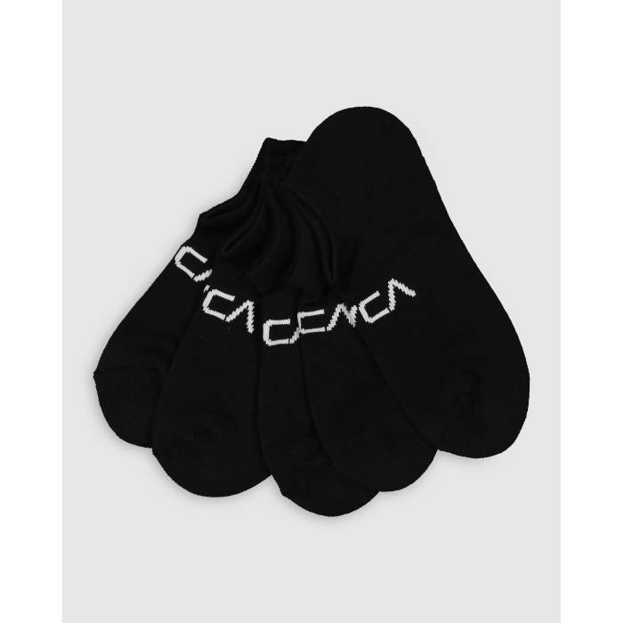 【★百貨店SALE★6/11十二時2時迄】ルーカ Rvca 【 Mens Transfer Ankle Socks Iii Mens Black 】 メンズ 靴下・ソックス メンズ 黒いこと 黒いこと