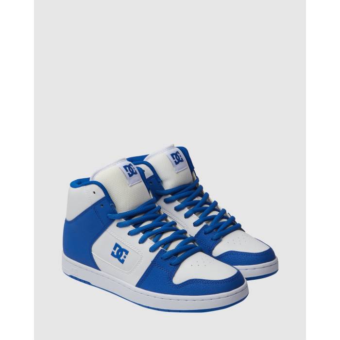 【★百貨店SALE★6/11真夜中2時迄】ディーシー シューズ Dc Shoes 【 Mens Manteca 4 Hi Skate Shoes Mens Blue/Blue/White 】 メンズ マンテカ Skate 滑る シューズ 運動すること靴 メンズ 青碧 青碧 白いこと 白いこと