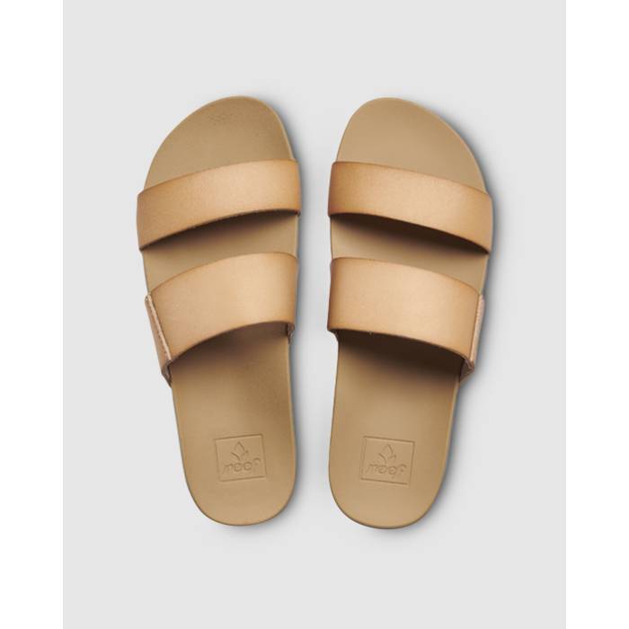 【★百貨店SALE★6/11真夜中2時迄】岩礁 Reef 【 Womens Cushion Vista Sandals Womens Natural 】 レディース サンダル レディース 自然的