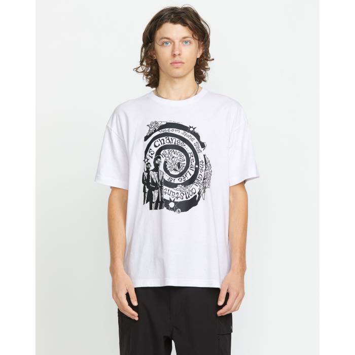 【★百貨店SALE★6/11真夜中2時迄】ボルコム Volcom 【 Mens Tt Sense Constant T-Shirt Mens White 】 メンズ ティーシャツ メンズ 白いこと 白いこと